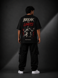 BREAK THE LIMITS™ Oversized Graphic Streetwear Tee – Black Edition