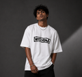 VISION™ Oversized Graphic Streetwear Tee – White Edition