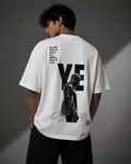 KANYE WEST YE™ Oversized Graphic Streetwear Tee – White Edition