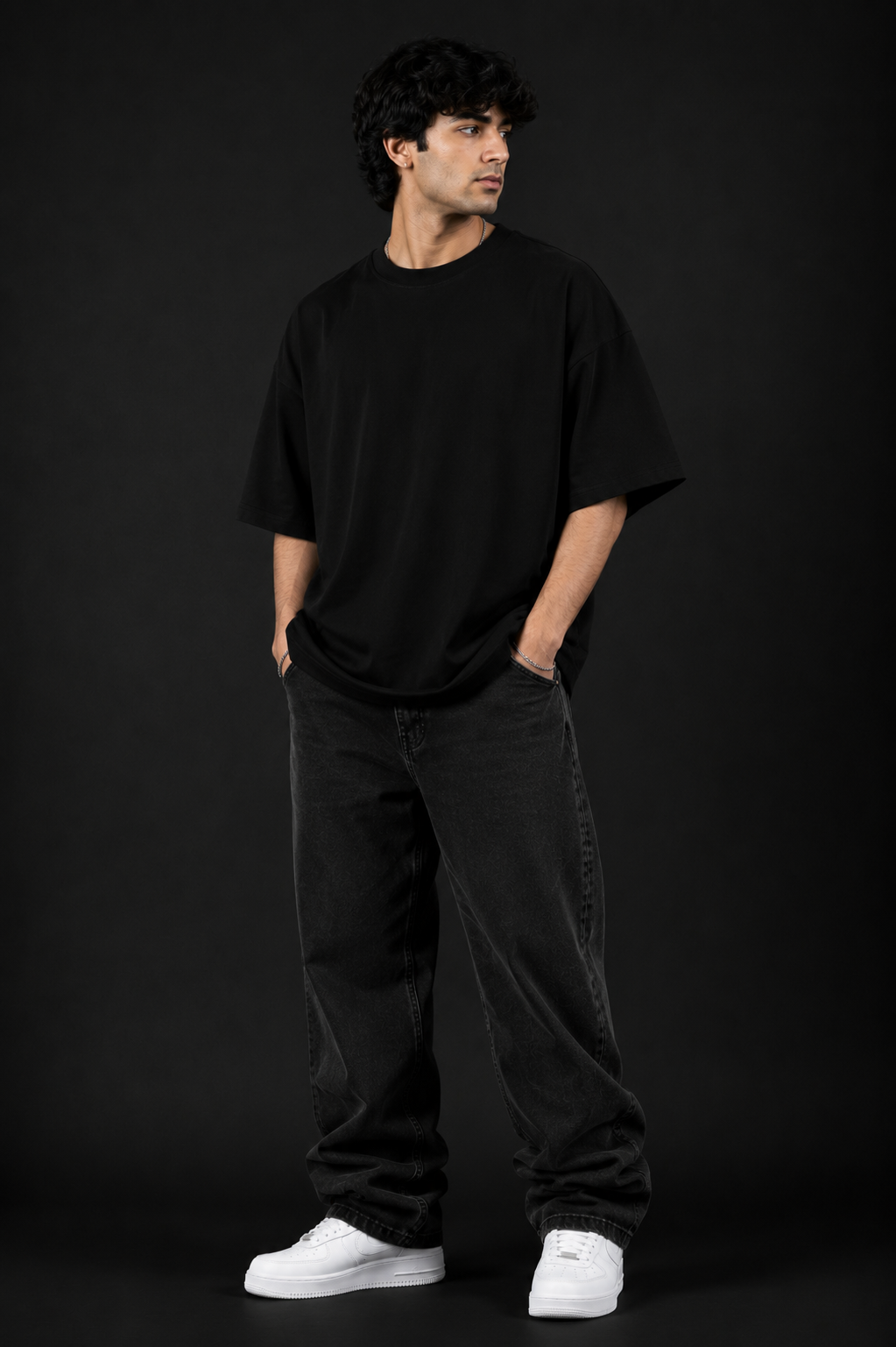 HARD TIMES GOOD TIMES™ Oversized Graphic Streetwear Tee – Black Edition