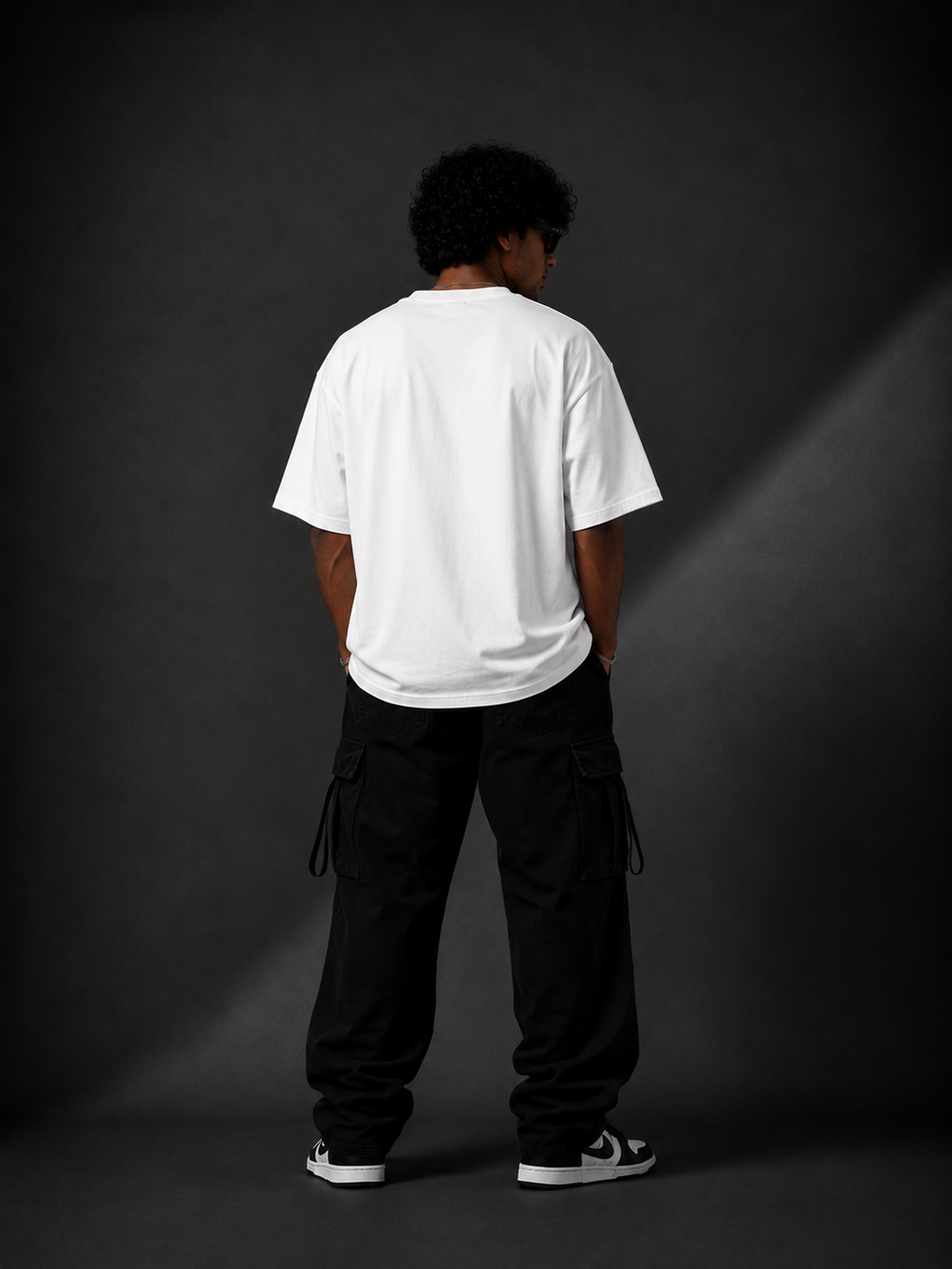NEVER LET THE DEVIL WIN™ Oversized Graphic Streetwear Tee – White Edition