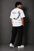 Blurred Reality Graphic T-Shirt – Minimalist Typography Streetwear Tee