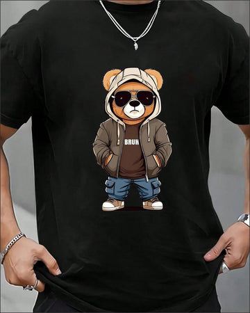 anime graphic t-shirt streetwear for men

