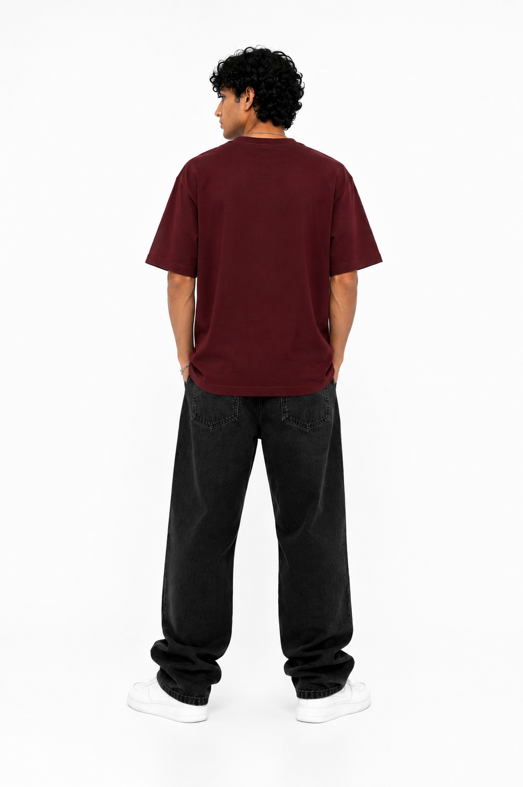 StitchVaults™ Petals Like Bullets Oversized Graphic T-Shirt