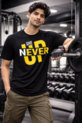 Never Give Up Graphic T-Shirt – Motivational Streetwear Tee