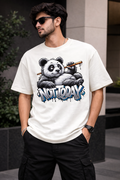"Not Today" Panda Oversized Tee | Lazy Vibe Streetwear