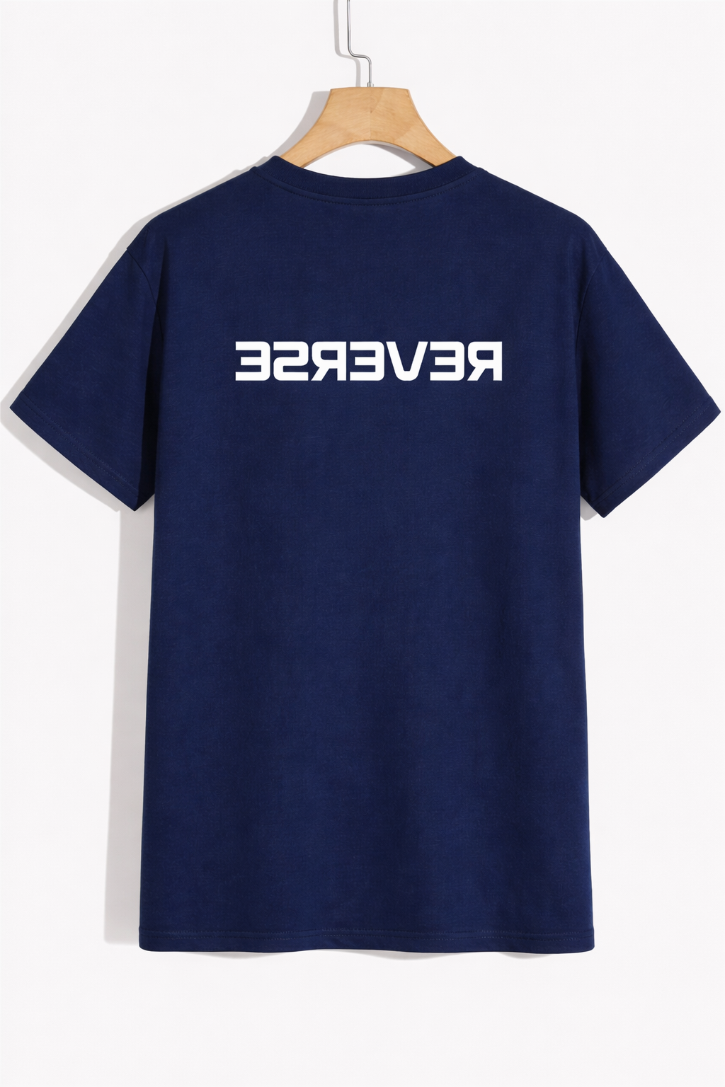 Reverse Text Minimal Graphic T-Shirt – Premium Streetwear Tee