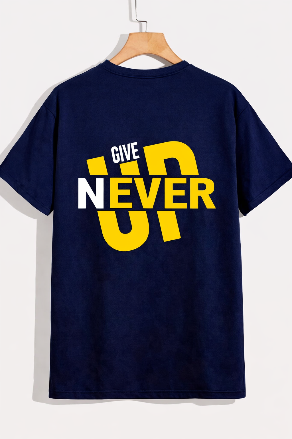 Never Give Up Graphic T-Shirt – Motivational Streetwear Tee