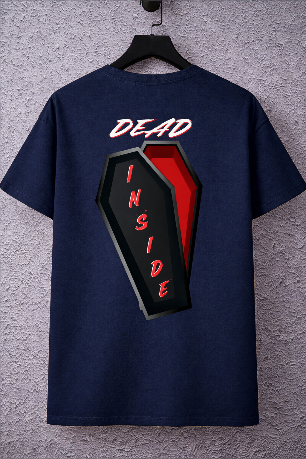 Dead Inside Coffin Graphic Oversized T-Shirt – Premium Streetwear
