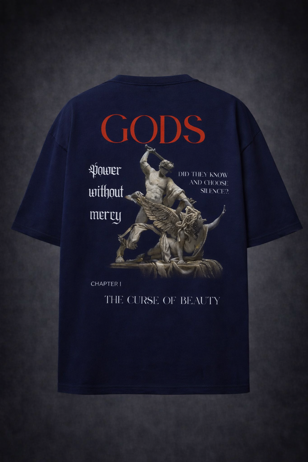 Gods: The Curse of Beauty  Oversized Graphic T-Shirt