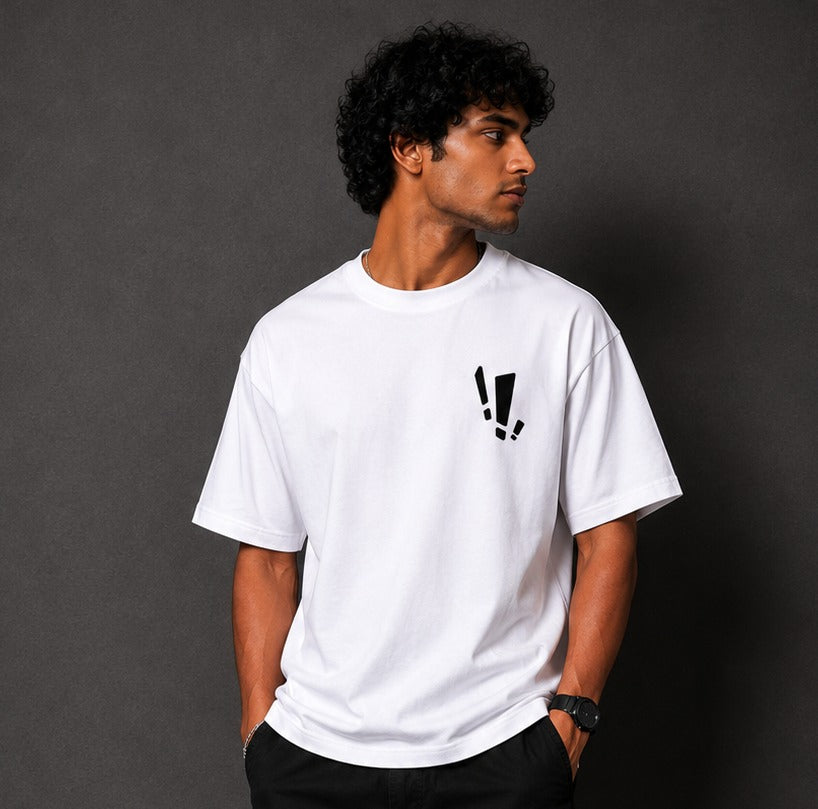 Blurred Reality Graphic T-Shirt – Minimalist Typography Streetwear Tee