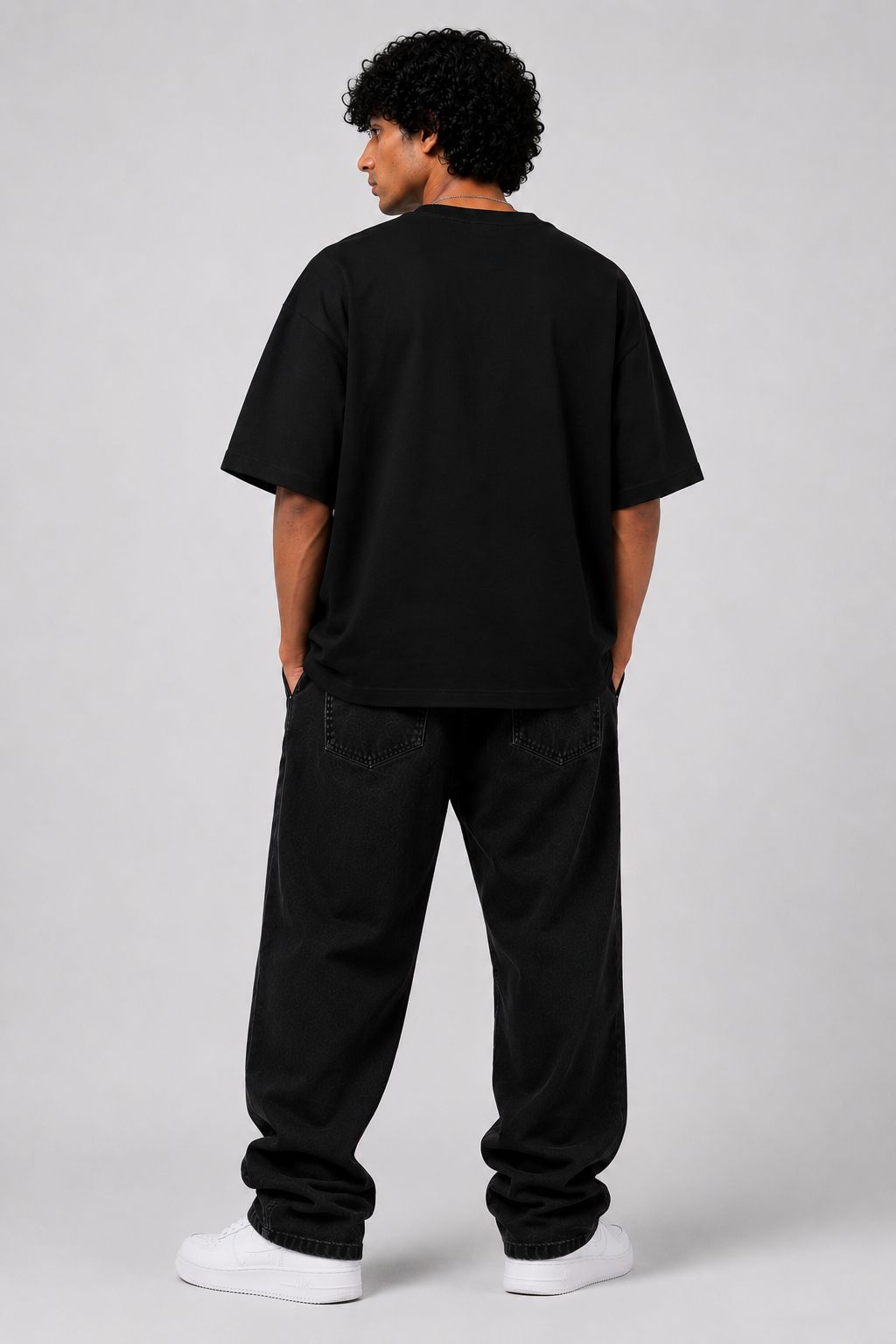 DANGEROUS PERSON™ Oversized Minimal Streetwear T-Shirt – Black