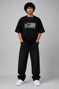 BREAK THE SYSTEM™ Oversized Graphic Streetwear T-Shirt – Black