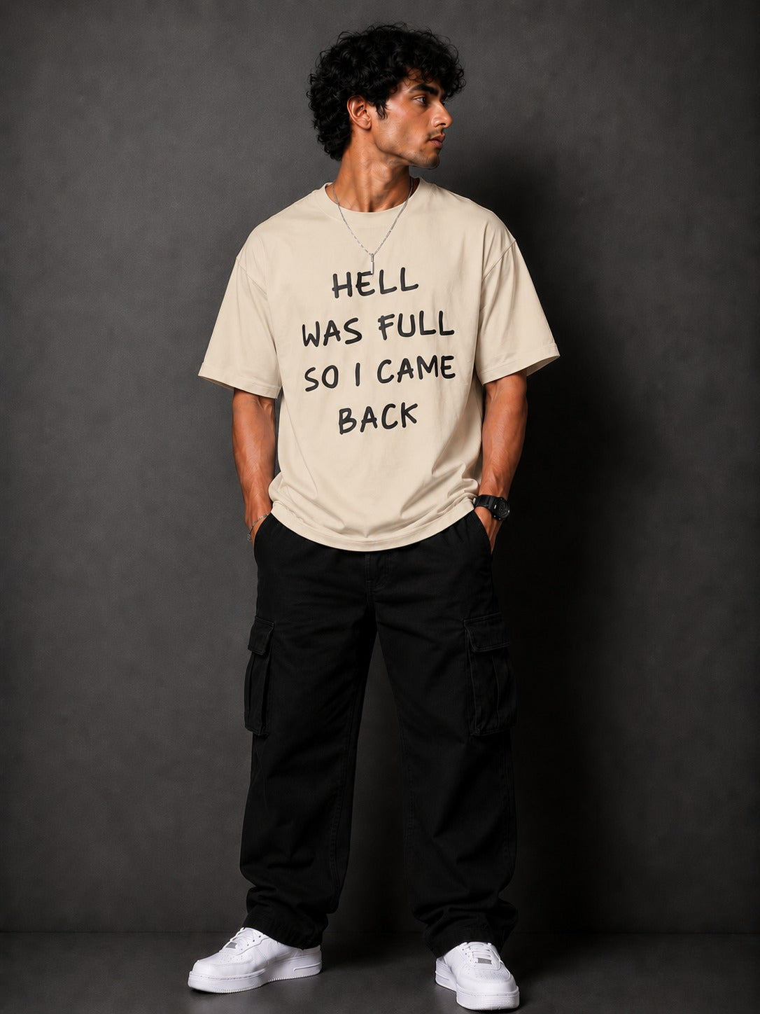 Hell Was Full So I Came Back T-Shirt – Bold Statement Streetwear Tee