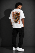 StitchVaults™ Born To Rule Tiger Oversized Graphic T-Shirt