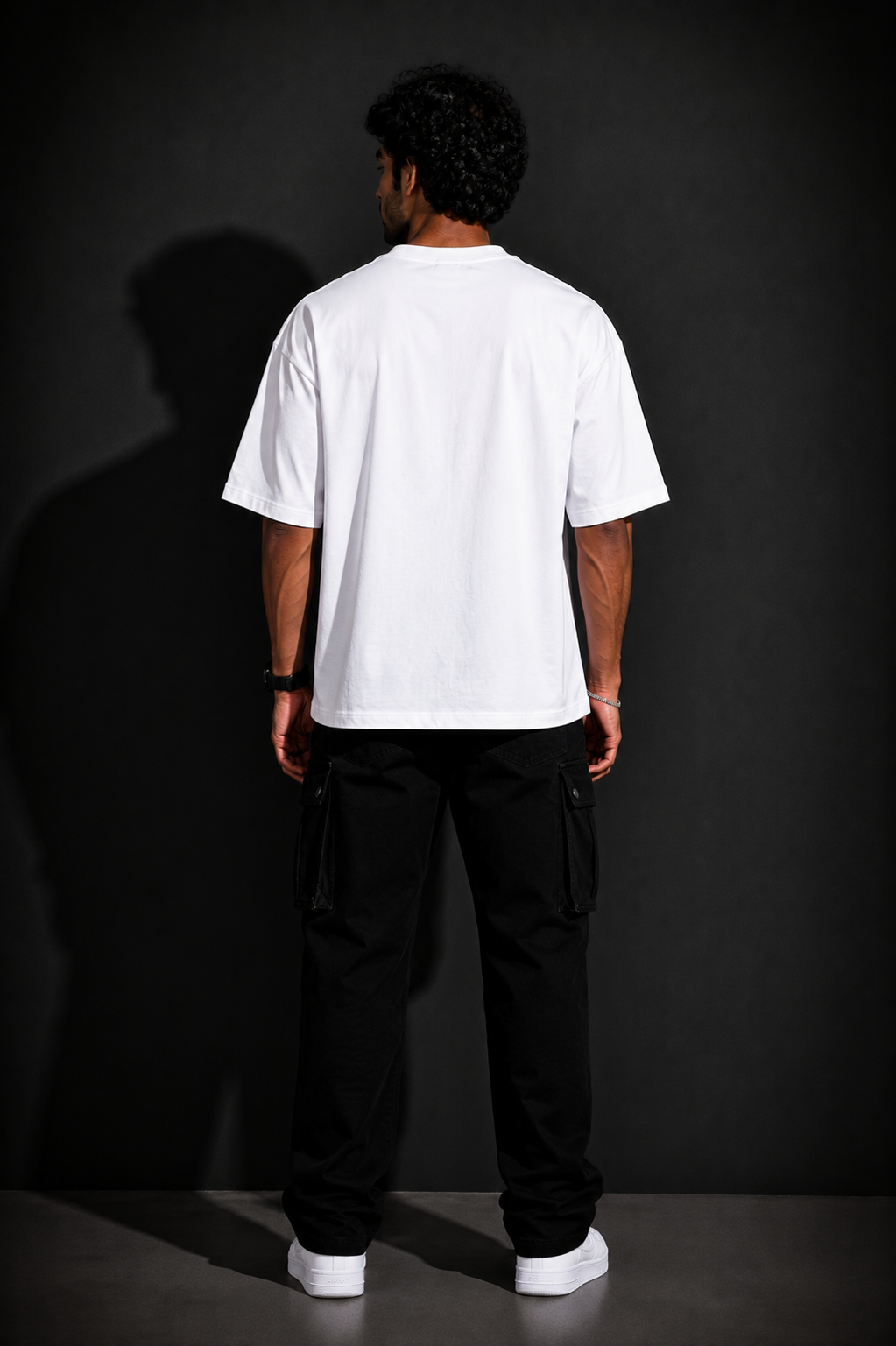 StitchVaults™ The Destroyer Oversized Mahadev Graphic T-Shirt