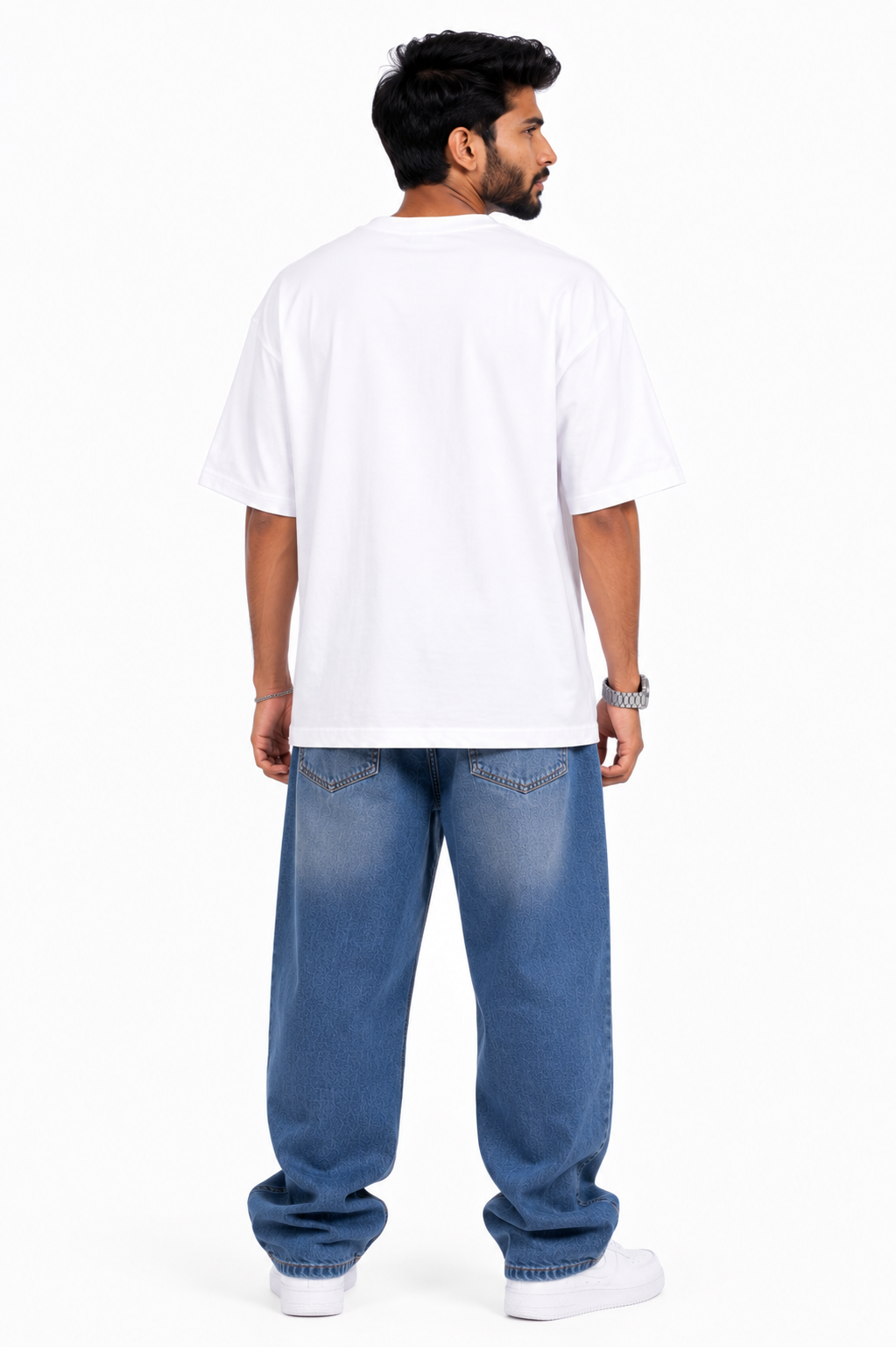 StitchVaults™ Om Gam Ganapataye Namah Oversized Graphic T-Shirt – GANESHA LEGACY™ Collection | Premium Heavyweight Cotton