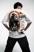 StitchVaults™ Jai Hanuman Oversized Graphic T-Shirt – Faith • Strength • Devotion