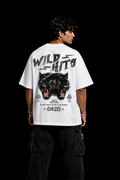 StitchVaults™ Wild Hits Oversized Panther Graphic T-Shirt – Untamed Edition