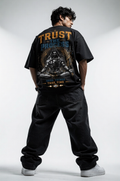 StitchVaults™ Trust The Process Oversized Graphic T-Shirt