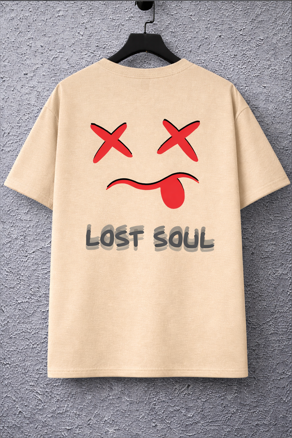 Lost soul graphic oversized tshirt