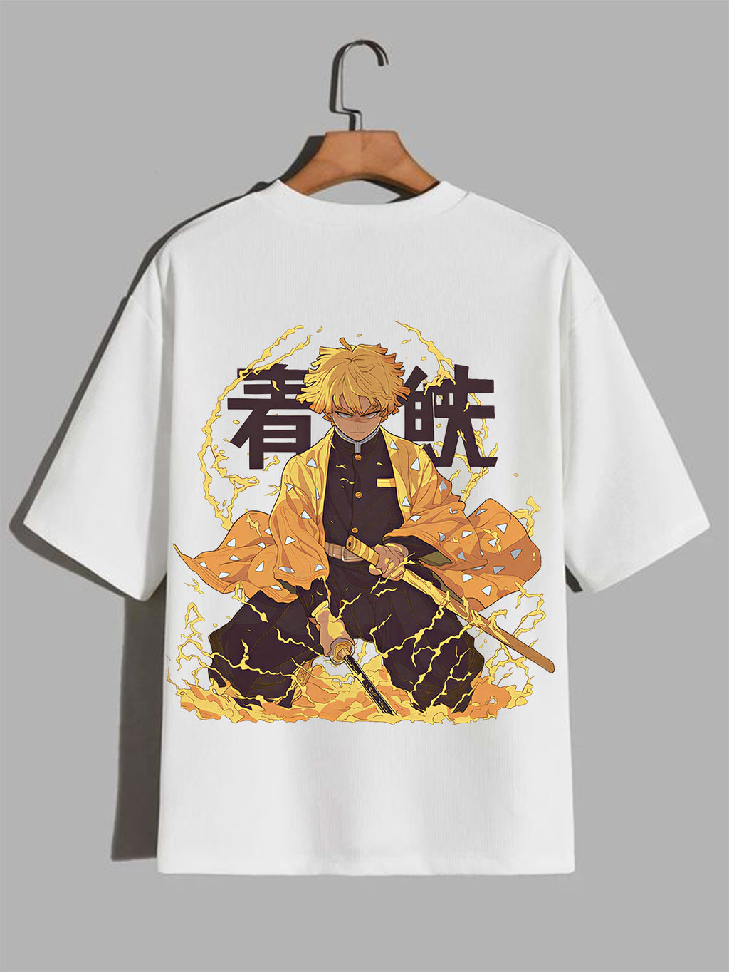 Thunder Strike Anime Oversized T-Shirt