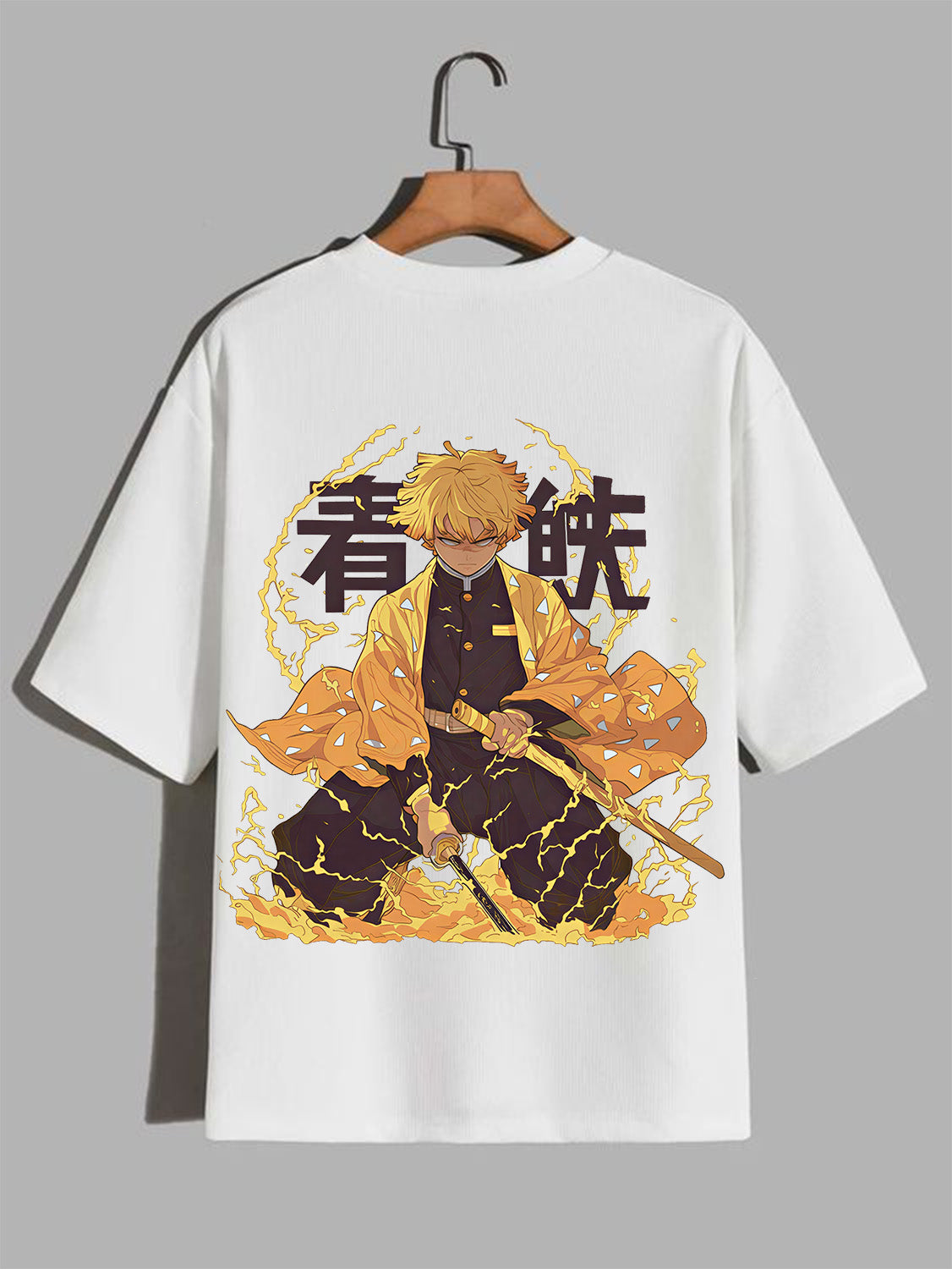 Thunder Strike Anime Oversized T-Shirt