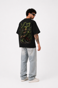 StitchVaults Zoro Shadow Warrior Oversized Anime T-Shirt for Men