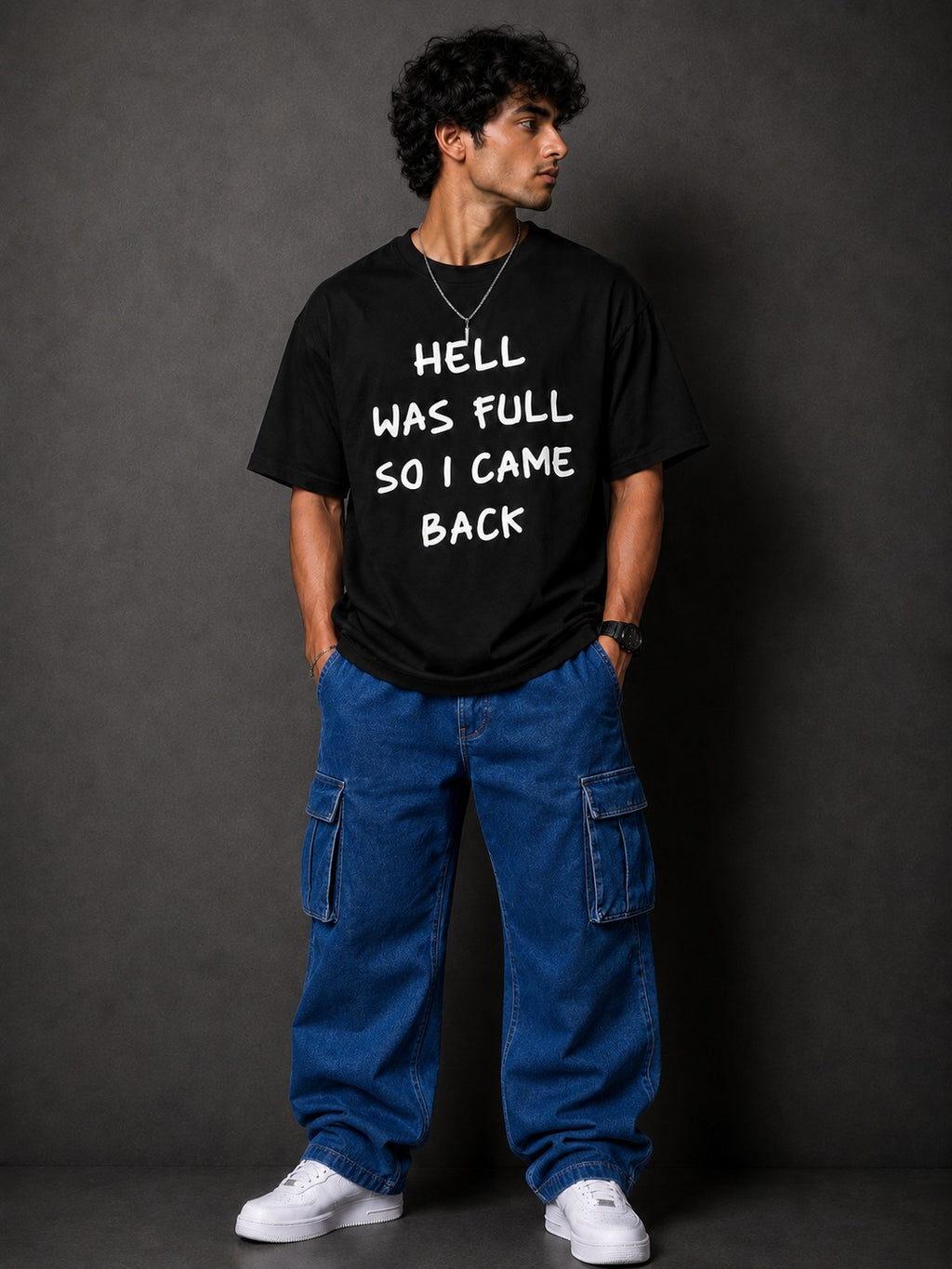 Hell Was Full So I Came Back T-Shirt – Bold Statement Streetwear Tee