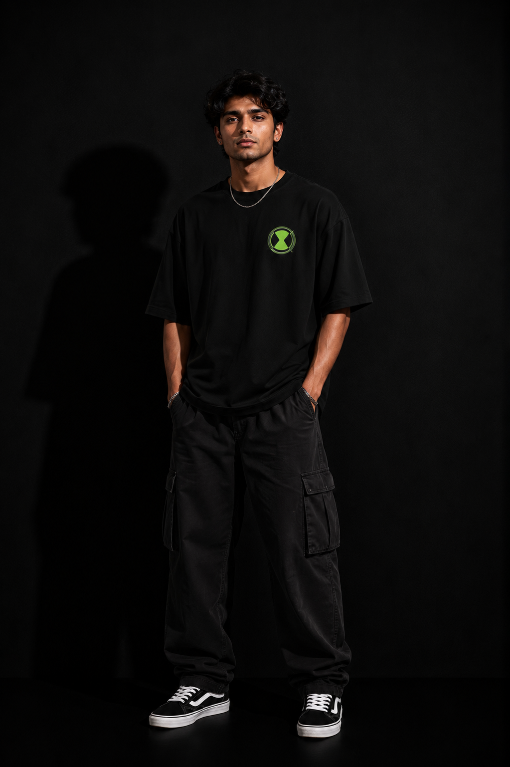 StitchVaults™ Four Arms Alien Force Oversized Graphic T-Shirt – Ultimate Power Edition