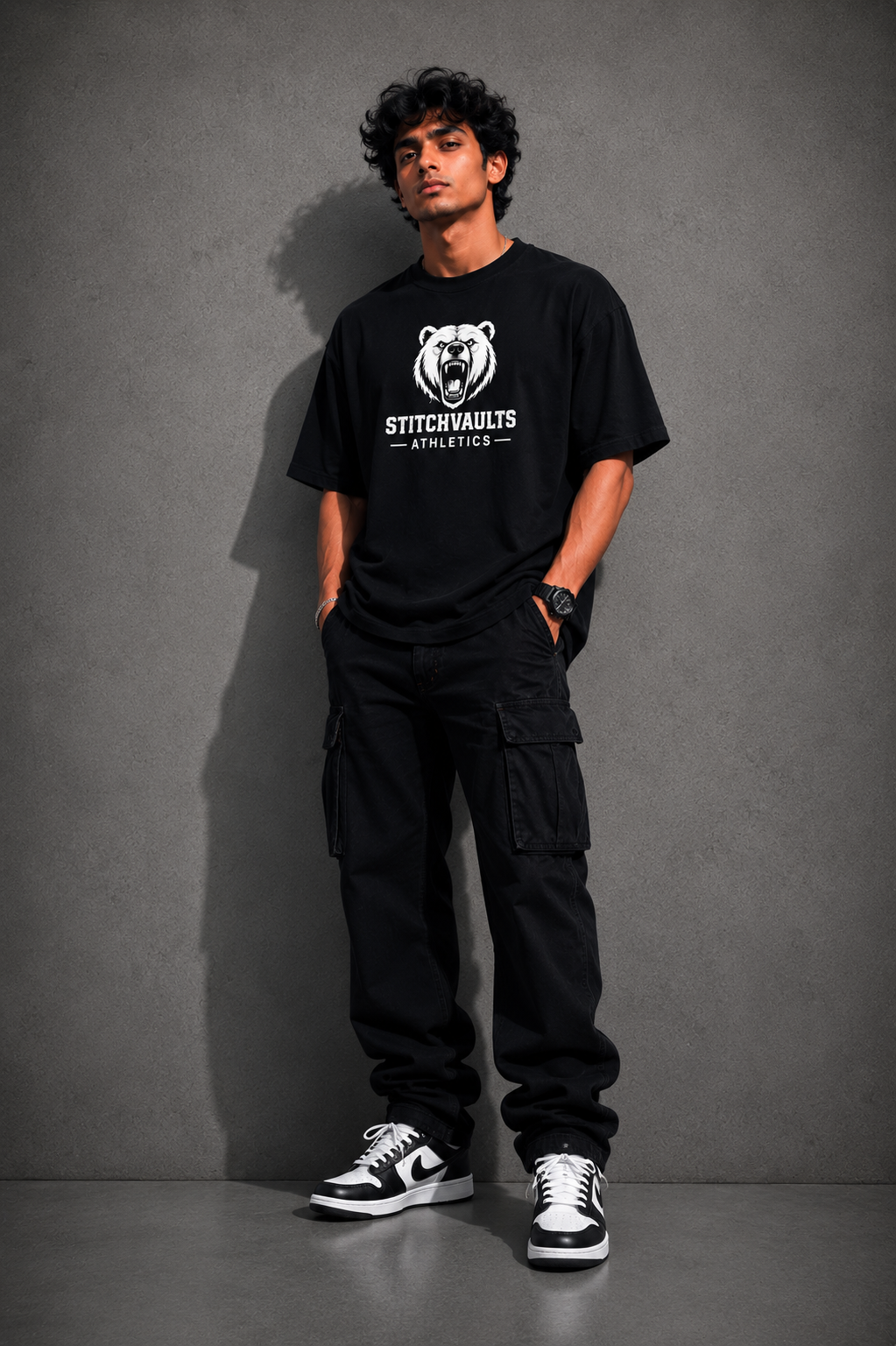 StitchVaults™ Beast Mode Athletics Oversized Gym T-Shirt for Men