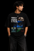 StitchVaults™ Power of Eyes Oversized Graphic T-Shirt – Divine Vision Edition