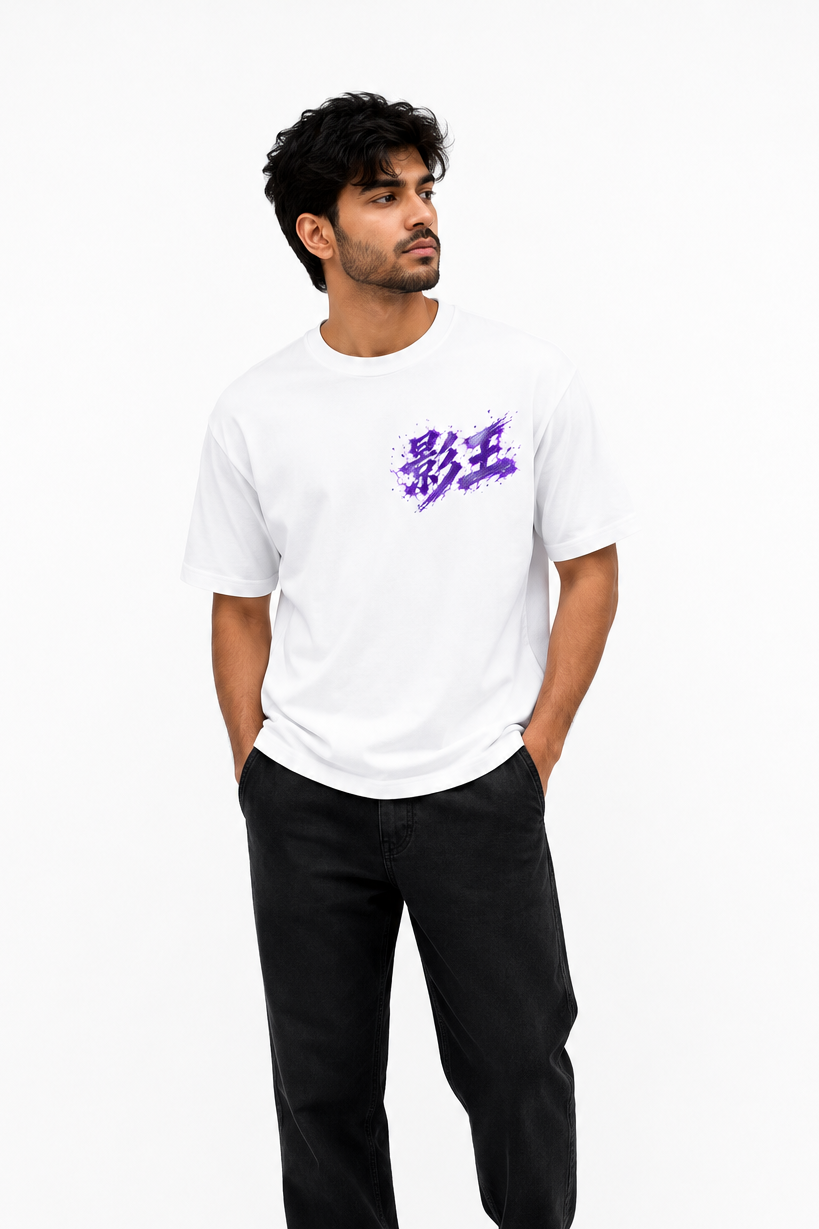 StitchVaults™ Shadow Within Oversized Anime Graphic T-Shirt
