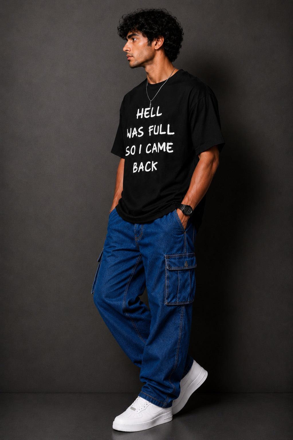 Hell Was Full So I Came Back T-Shirt – Bold Statement Streetwear Tee