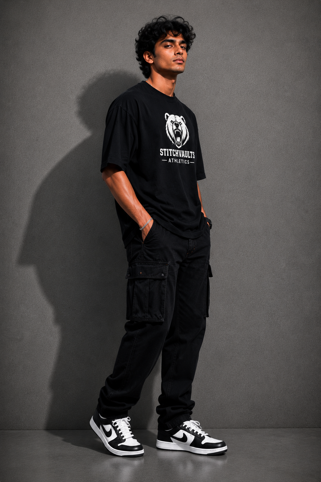 StitchVaults™ Beast Mode Athletics Oversized Gym T-Shirt for Men