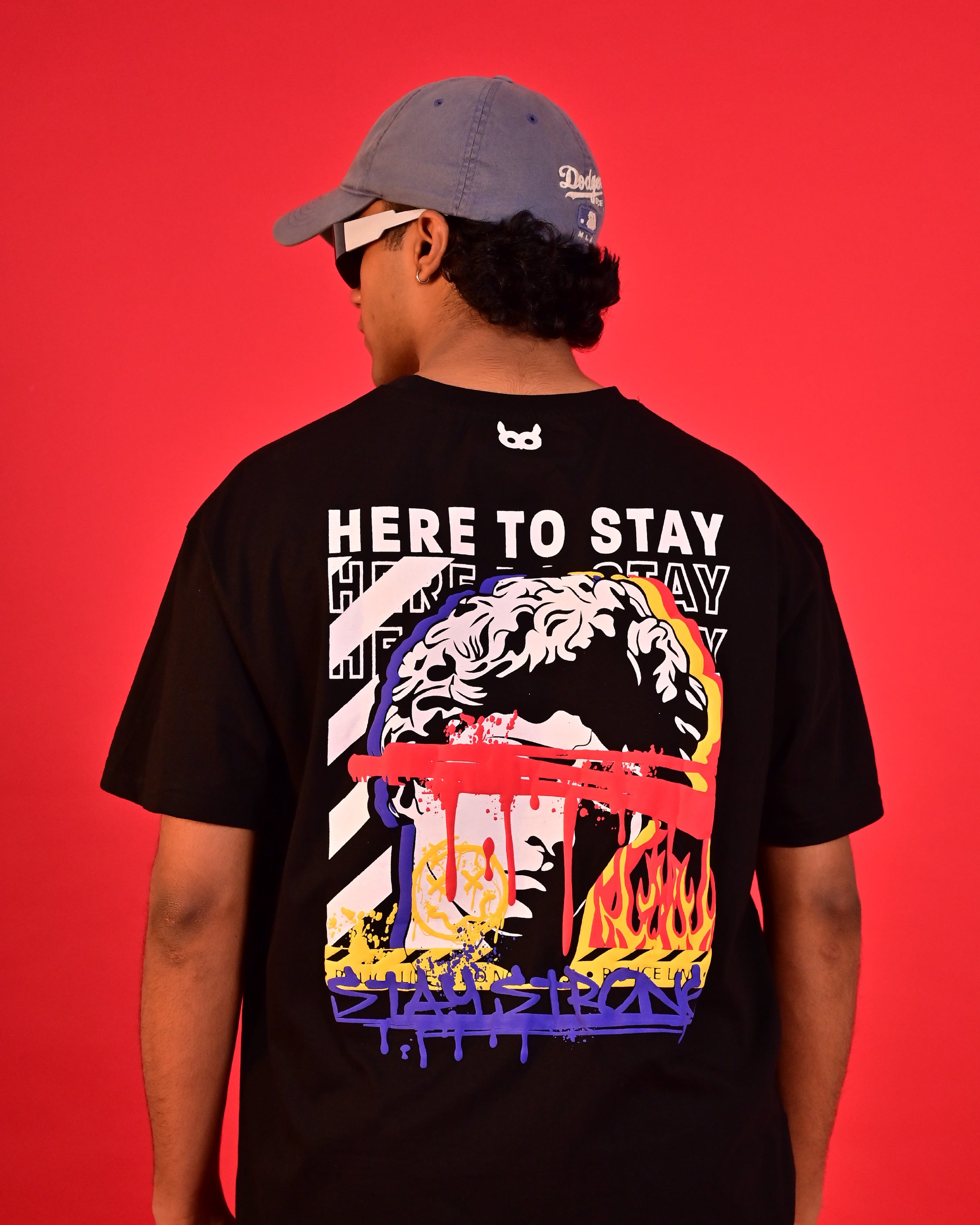 Akoom Black Oversized Unisex T-Shirt | Drip with meaning
