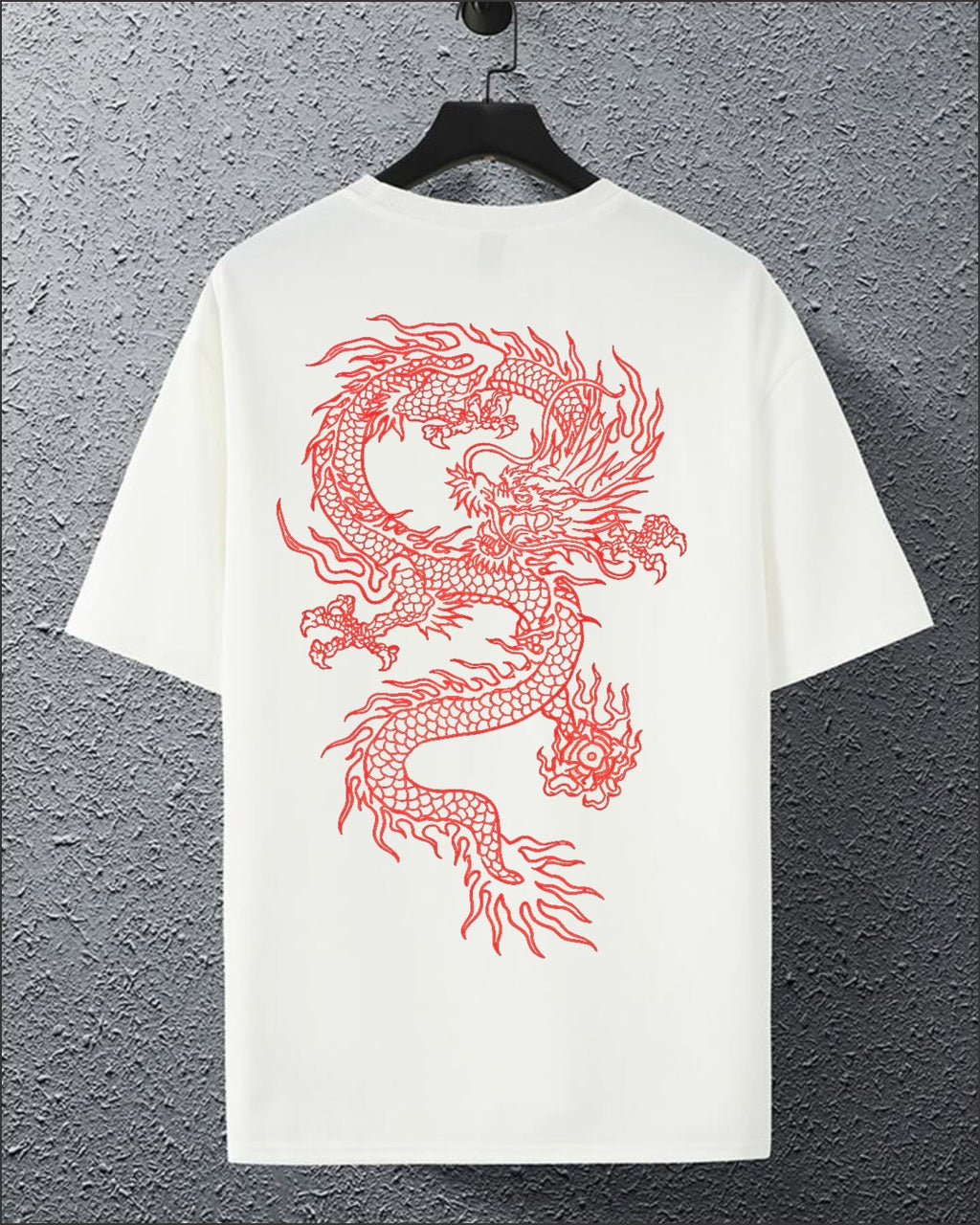 Crimson Dragon Power – Black Premium T-Shirt special edition 🖤