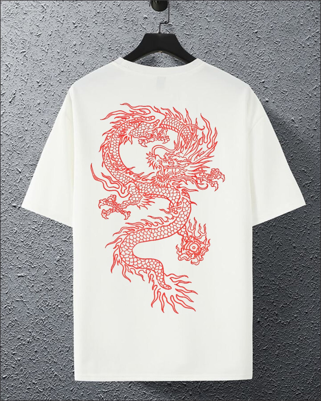 Crimson Dragon Power – Black Premium T-Shirt special edition 🖤