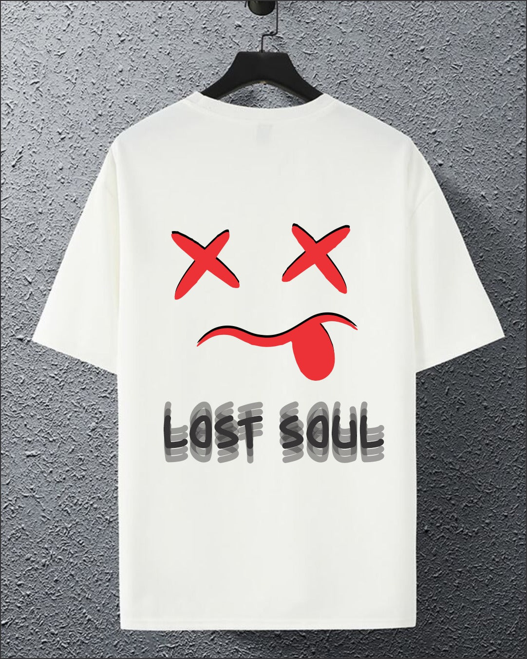 Lost soul graphic oversized tshirt