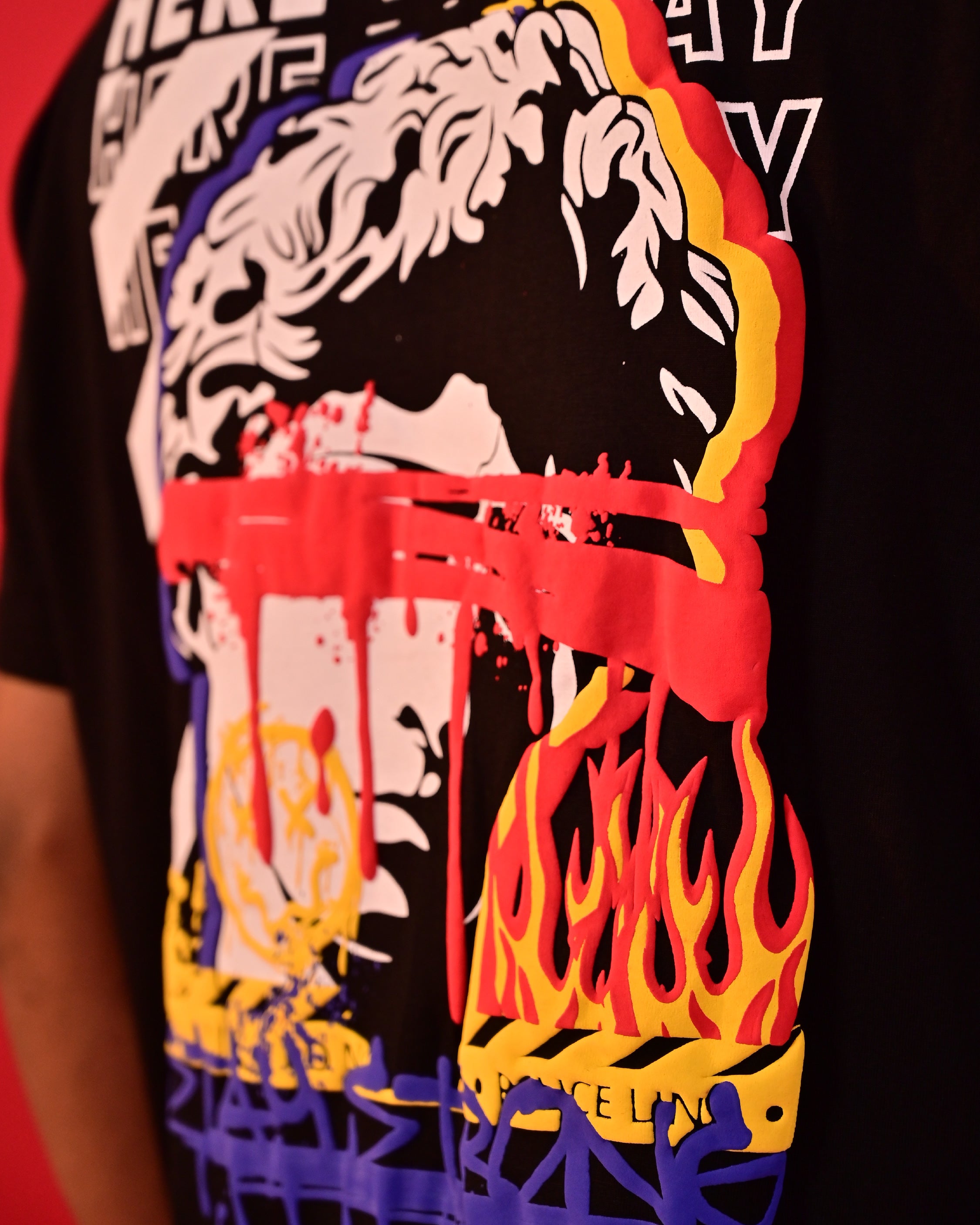 Akoom Black Oversized Unisex T-Shirt | Drip with meaning