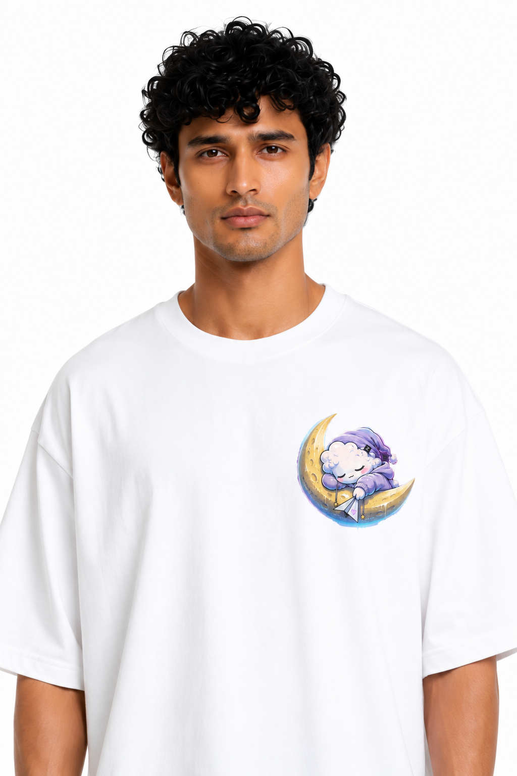 Keep Dreaming Oversized T-Shirt – White   Premium Cotton