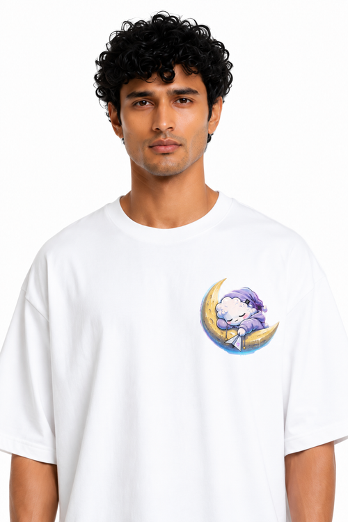 Keep Dreaming Oversized T-Shirt – White   Premium Cotton